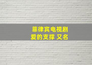 菲律宾电视剧爱的支撑 又名